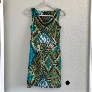 Green patterned Dress